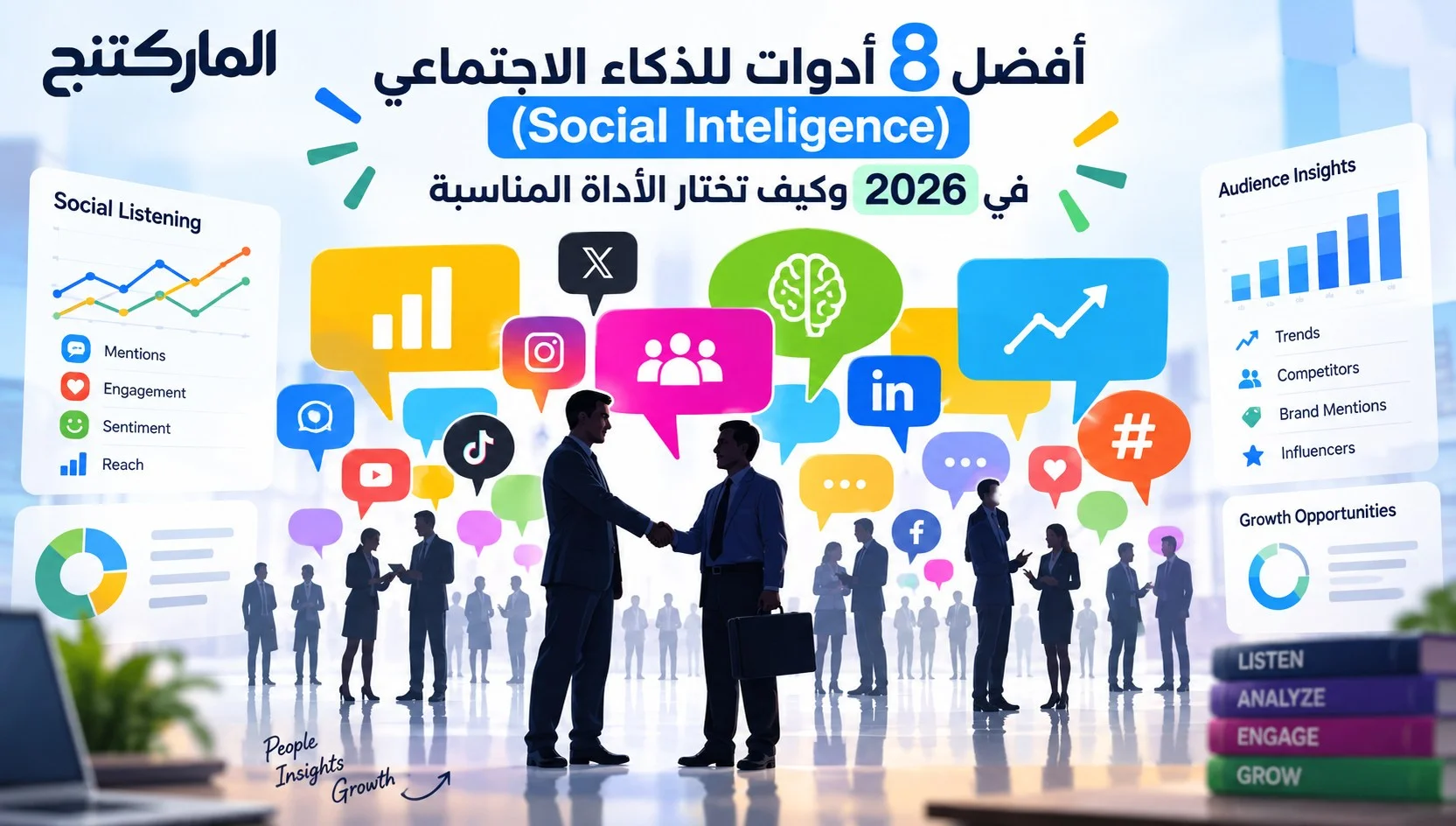 أفضل 8 أدوات للذكاء الاجتماعي (Social Intelligence) في 2026 وكيف تختار الأداة المناسبة  