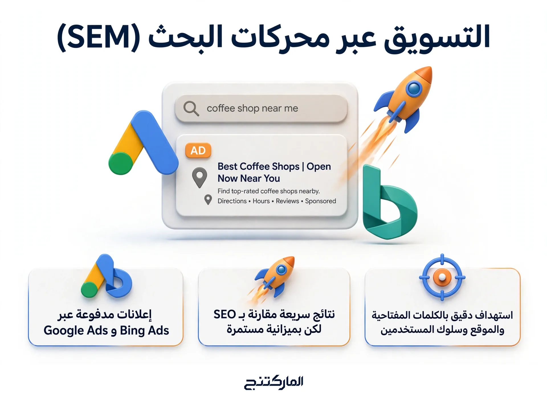 التسويق عبر محركات البحث (SEM)