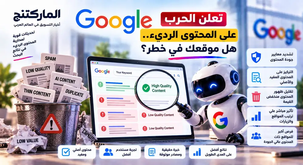 جوجل تعلن الحرب على المحتوى الرديء.. هل موقعك في خطر؟