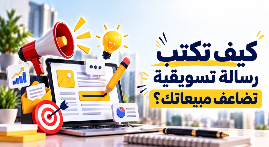 كيف تكتب رسالة تسويقية تضاعف مبيعاتك؟