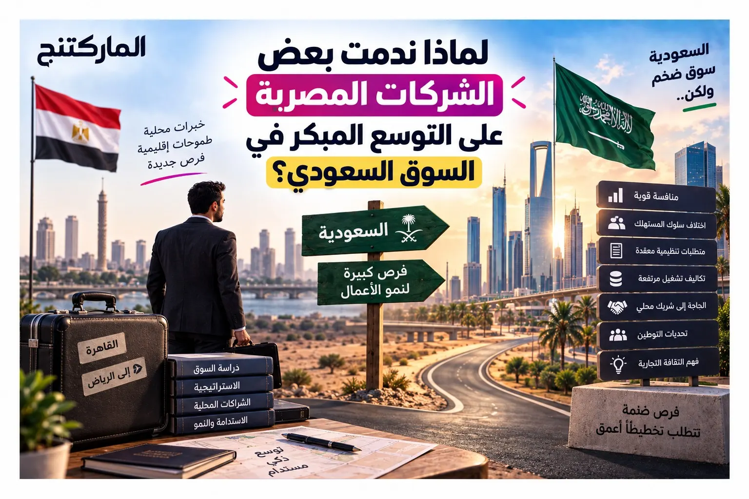 لماذا ندمت بعض الشركات المصرية على التوسع المبكر في السوق السعودي؟