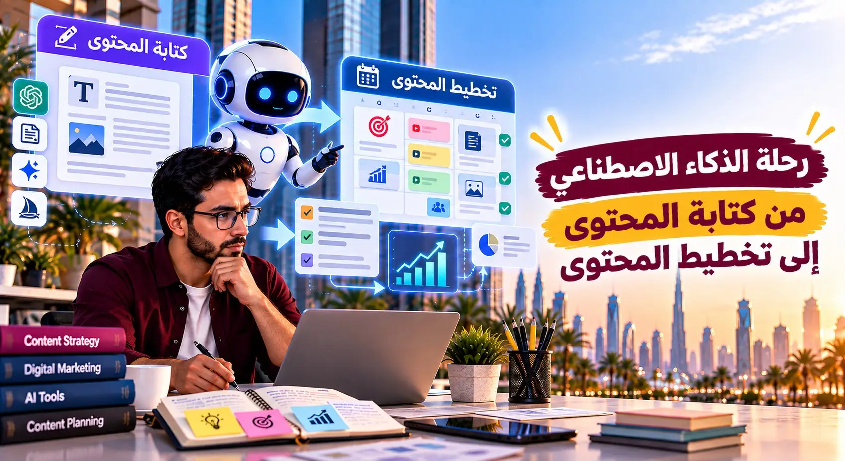 من صناعة المحتوى إلى تخطيط المحتوى كيف يعيد الذكاء الاصطناعي (Agentic AI) تشكيل دور خبير استراتيجي المحتوى؟