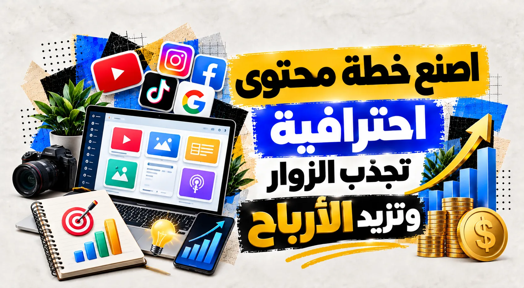 اصنع خطة محتوى احترافية تجذب الزوار وتزيد الأرباح