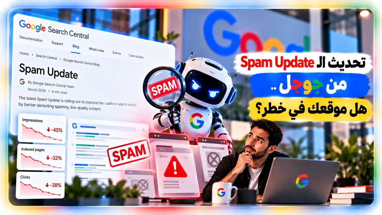 تحديث الـ Spam Update من جوجل .. هل موقعك في خطر؟ 