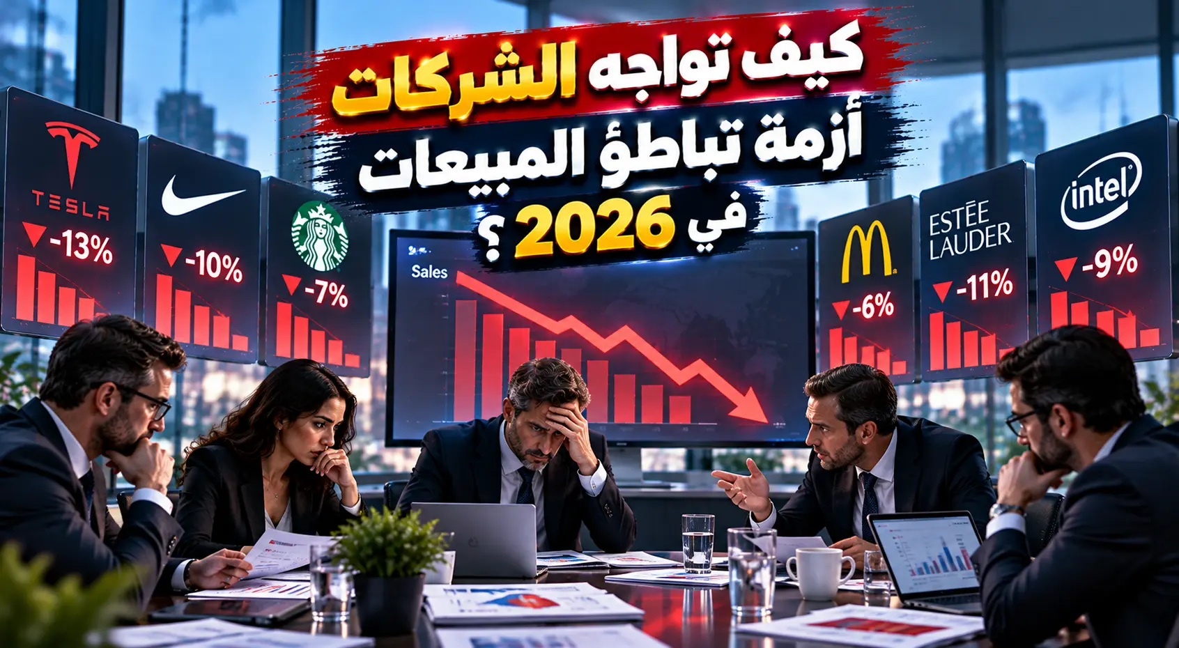 كيف تواجه الشركات أزمة تباطؤ المبيعات في 2026؟