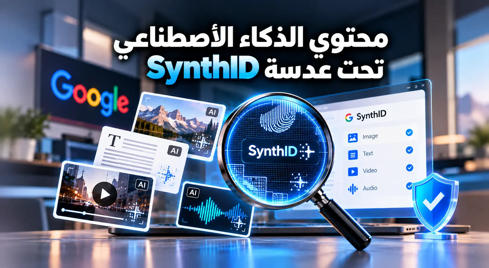 محتوي الذكاء الأصطناعي تحت عدسة SynthID