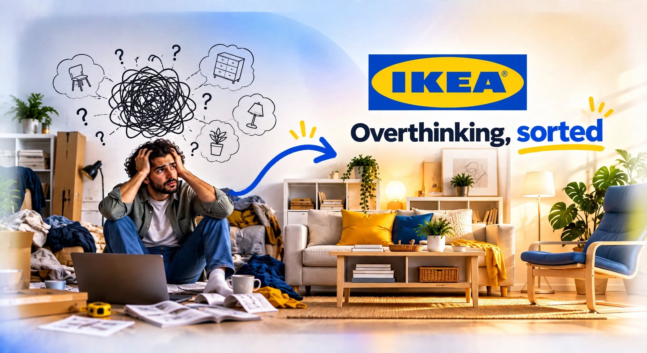 IKEA السعودية والبحرين تطلق حملة "Overthinking, sorted."