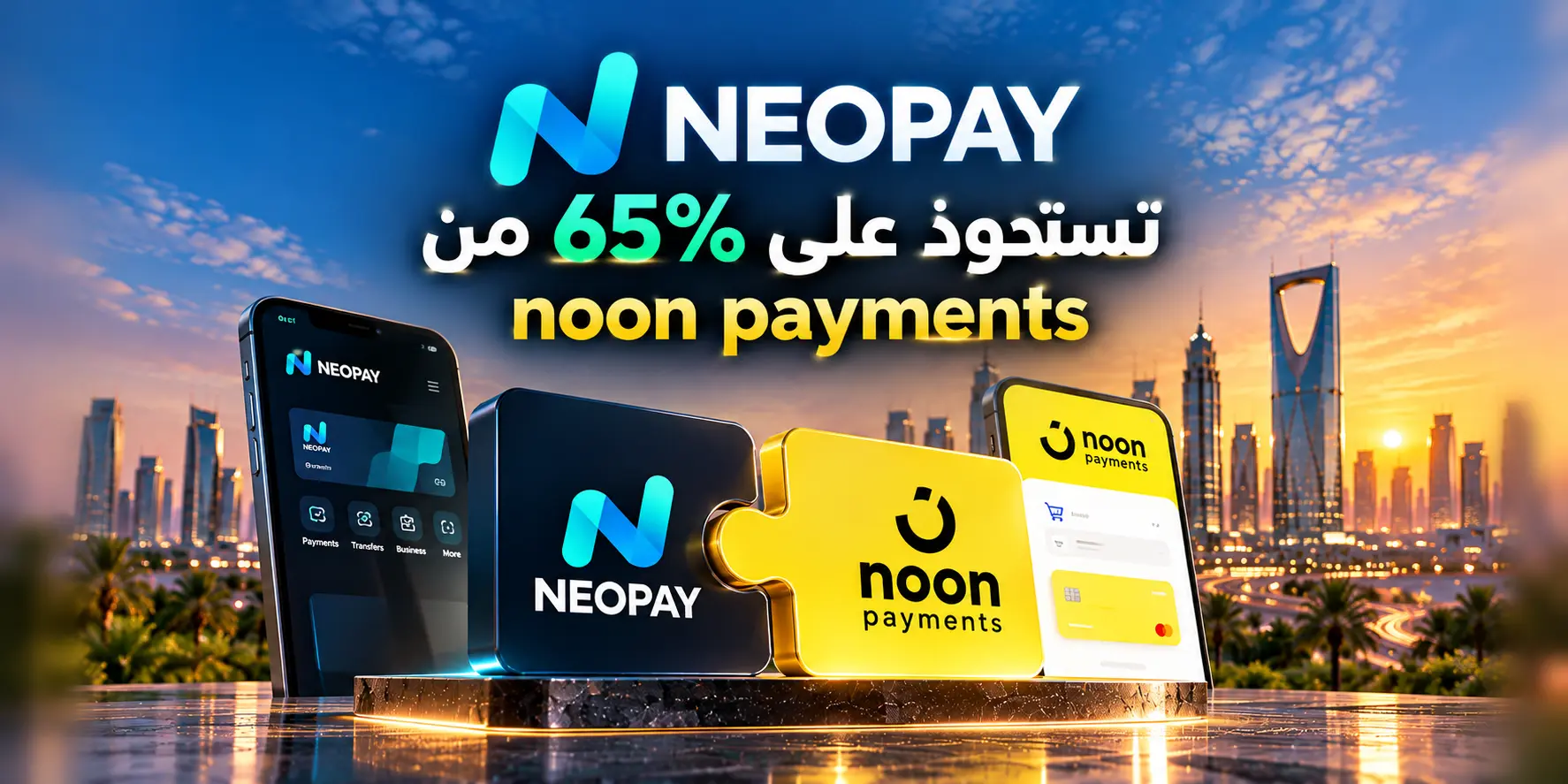 NEOPAY تستحوز على 65% من noon payments