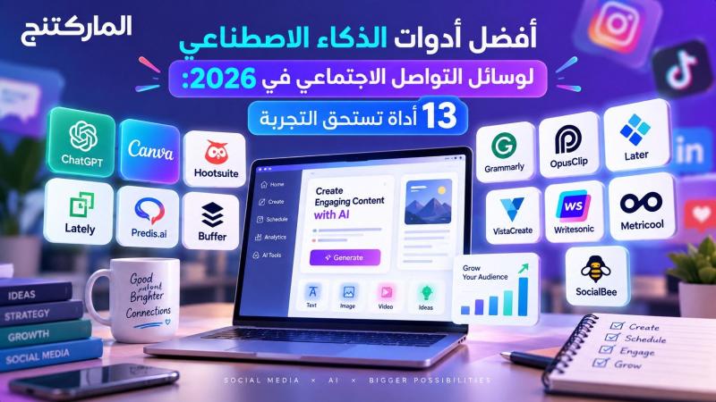 أفضل أدوات الذكاء الاصطناعي لوسائل التواصل الاجتماعي في 2026 - 13 اختيارًا تستحق التجربة