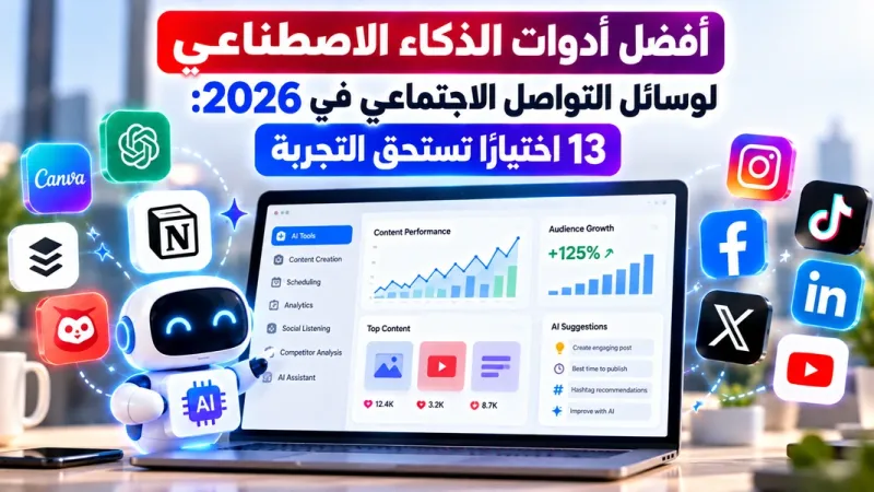 أفضل أدوات الذكاء الاصطناعي لوسائل التواصل الاجتماعي في 2026 - 13 اختيارًا تستحق التجربة
