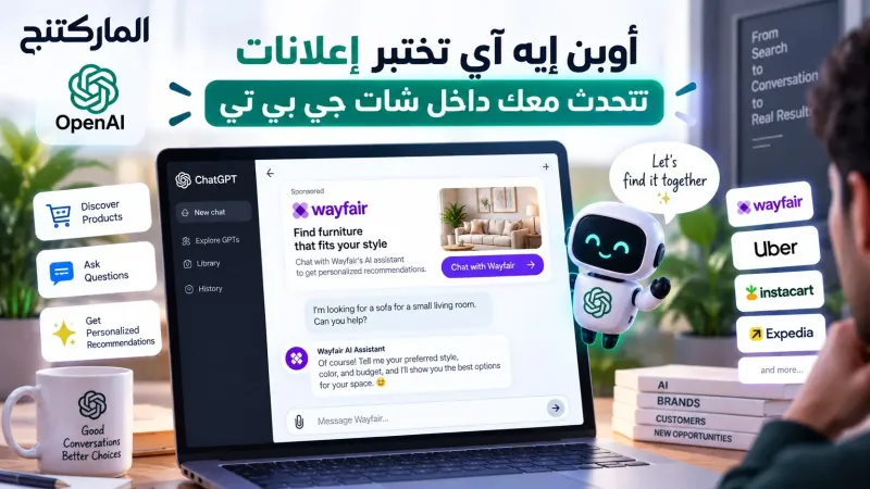 أوبن إيه آي تختبر إعلانات تتحدث مع المستخدم داخل شات جي بي تي