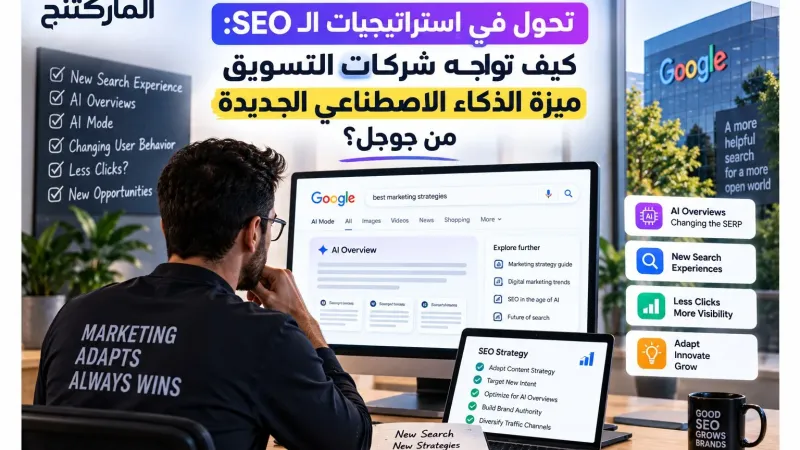 تحول في استراتيجيات الـ SEO: كيف تواجه شركات التسويق ميزة الذكاء الاصطناعي الجديدة من جوجل؟
