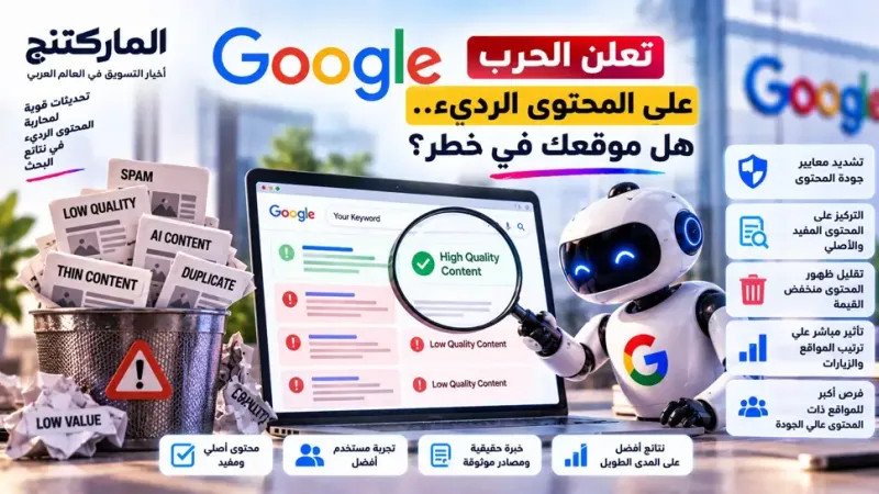 جوجل تعلن الحرب على المحتوى الرديء.. هل موقعك في خطر؟
