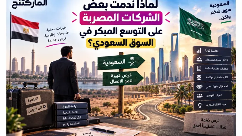 لماذا ندمت بعض الشركات المصرية على التوسع المبكر في السوق السعودي؟