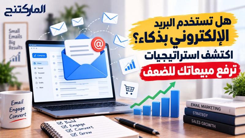 هل تستخدم البريد الإلكتروني بذكاء؟ اكتشف استراتيجيات ترفع مبيعاتك للضعف