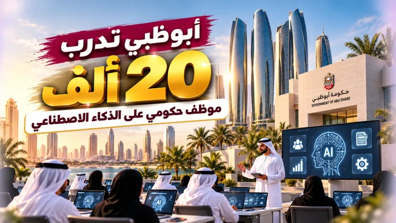 أبوظبي تدرب 20 ألف موظف حكومي على الذكاء الاصطناعي