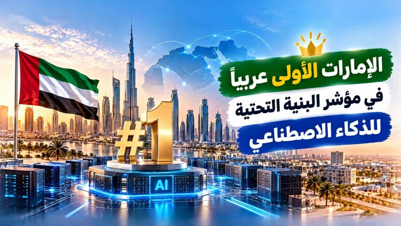 الإمارات الأولي عربيا في مؤشر البنية التحتية للذكاء الاصطناعي
