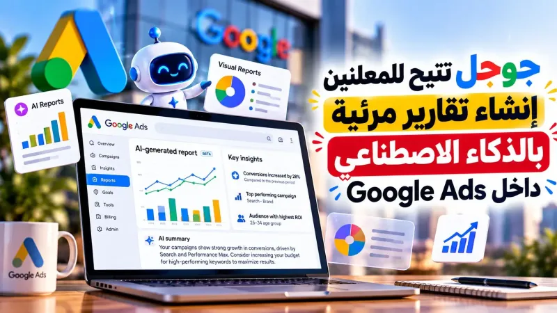 جوجل تتيح للمعلنين إنشاء تقارير مرئية بالذكاء الاصطناعي داخل Google Ads