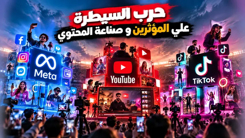 حرب السيطرة علي المؤثرين و صناعة المحتوي