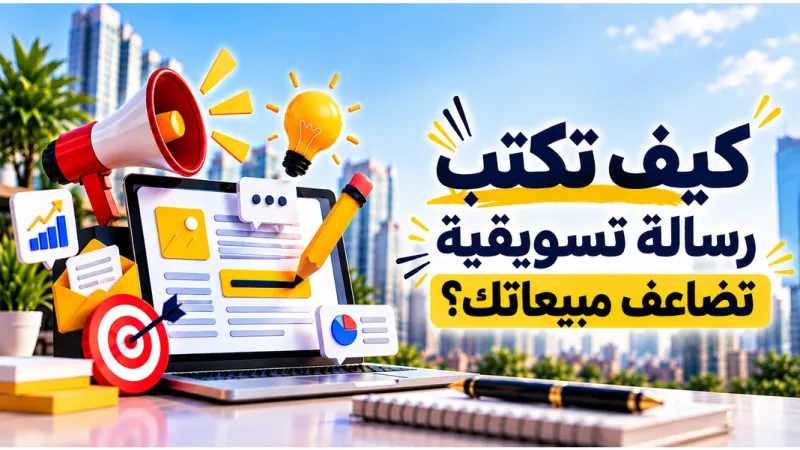 كيف تكتب رسالة تسويقية تضاعف مبيعاتك؟