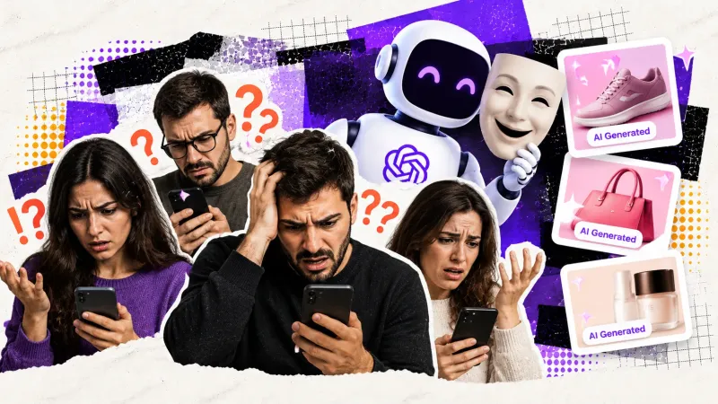 43% من المستهلكين إعلانات و صور الذكاء الاصطناعي تخدعنا!