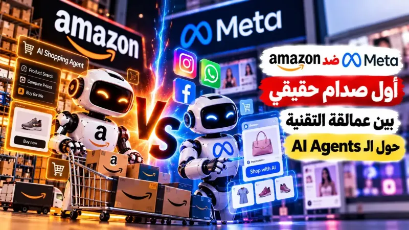 Amazon ضد Meta .. أول صدام حقيقي بين حول الـ AI Agents