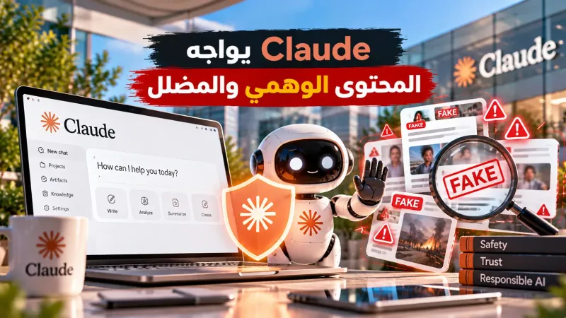 تحديثات من Anthropic في (Claude) لمنع إنشاء وكتابة المحتوى الوهمي والمضلل.