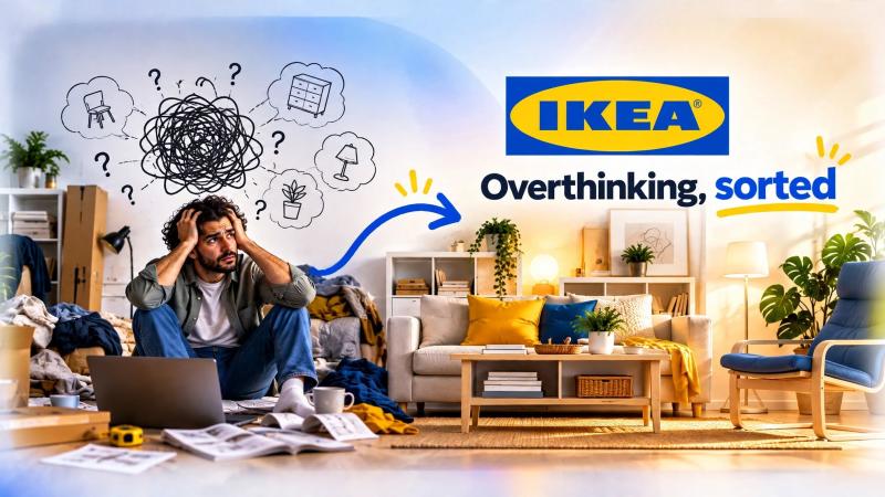 IKEA السعودية والبحرين تطلق حملة "Overthinking, sorted."